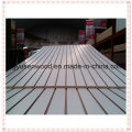 Melamine MDF Slatwall with Aluminum Inserts/Slotted MDF